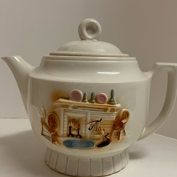 Porcelier Kitchen 93s Porcelier Teapot Vintage Hand Painted Poshmark